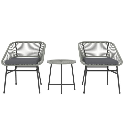 Outsunny rattan bistro set - rattan,