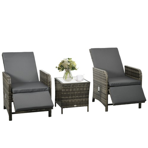 Outsunny pieces rattan - outsunny, 3