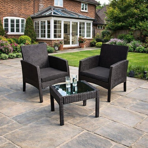 Rattan armchair bistro set - bistro,