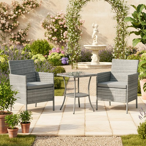 Patio garden bistro set 3pc - patio,